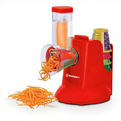Rallador Eléctrico Cortador Vegetal Westinghouse Salad Maker Color Rojo