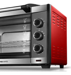 Horno Eléctrico Ultracomb Uc45acn Con 2 Anafes 45lts Rojo
