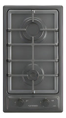 Anafe Ormay Empotrable Gas 2 Hornallas Carmin Negro Mate Cts