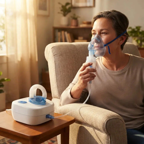 Nebulizador Ultrasónico Silfab Nuovo Piccolo N61 Blanco