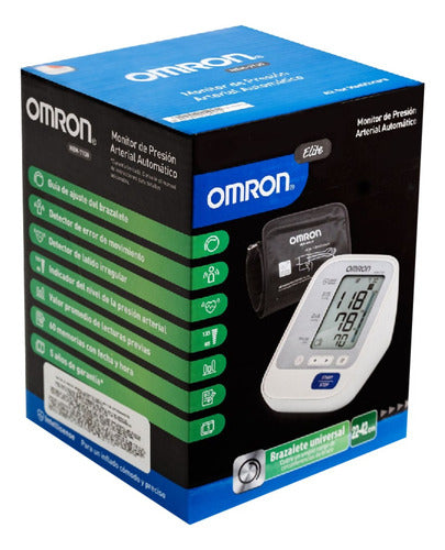 Tensiometro Digital Brazo Automatico Omron Hem-7130 60 Memo Blanco