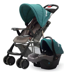 Cochecito Huevito Travel System Eos Bebesit 1337ts-j Verde Verde Oscuro Negro