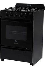 Cocina A Gas Natural Escorial Master Black Valvula Seguridad Negro