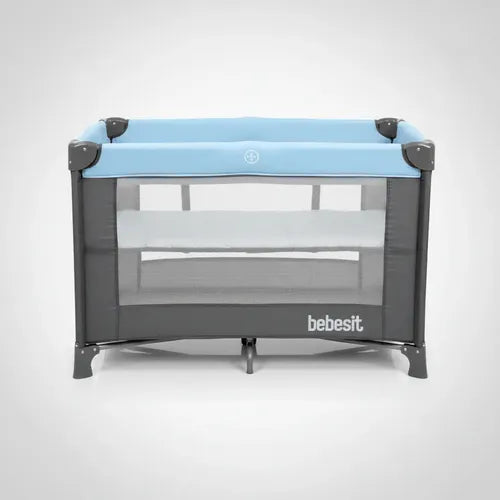 Practicuna Corralito Plegable Transportable Bebesit 2105-ad Celeste Lisa