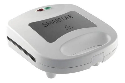 Sandwichera Y Wafflera Smartlife Sl-swd5000 De 700w Blanco