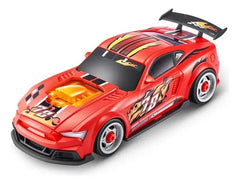 Playset Metal Machines Speed Heroes Para Construir Coche Zuru Rojo