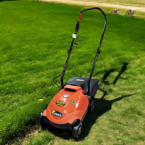 Cortadora De Cesped Electrica 1/2 Hp Dibra R320 Naranja Oscuro