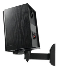 Soporte De Pared Movil Para Parlantes Altavoces Onebox Acero Color Negro