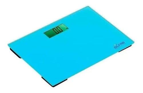 Silfab Turquoise Be212 Color Turquesa Balanza Digital Hasta 150 Kg