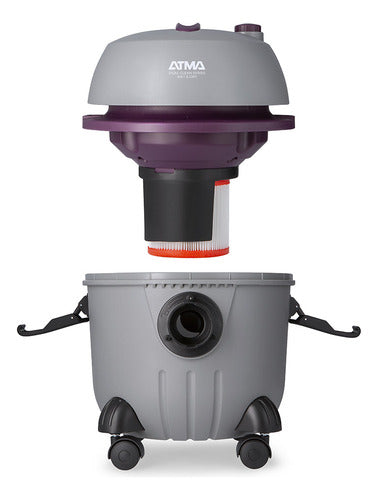 Aspiradora Atma Dual Force Ast1523pi 15l Gris 1200w Gris