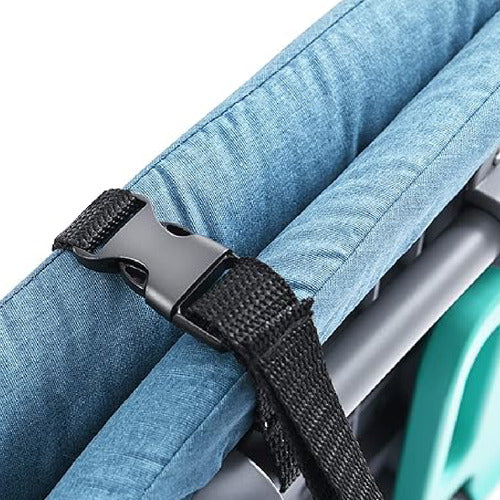 Tabla De Planchar Plegable Portatil Mesada Compacta Tm Lisa Azul Acero