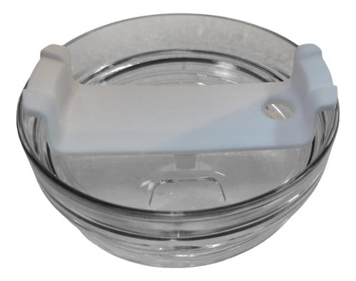 Vaso Térmico Acero Inox Vivendi Blanco De 1200 Ml C/sorbete Lisa