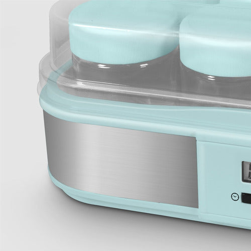 Yogurtera Ultracomb Yg-2712 Hasta 2,5l 12 Frascos De Vidrio Verde Claro