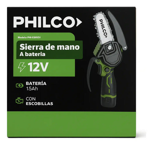 Electosierra De Mano Philco Pem12ase1p 12v Verde