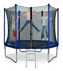 Tio Musa 23109 Cama Elástica Con Diámetro De 2.44 m, Color De La Lona Negra Negro