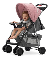 Cochecito De Paseo Bebesit Eos 1337o H:15kg Seguridad 3 Puntos Rosa Negro