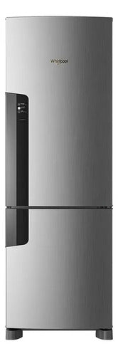 Heladera Whirlpool Inverter N.f Bottom Freezer Inox 397 Lts Inox
