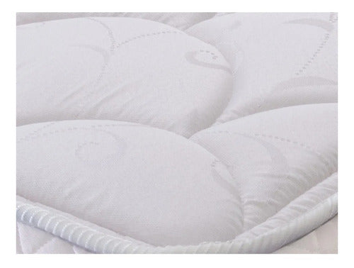 Colchón De Espuma Cannon Espuma Princess 1 1/2 Plaza 90 Por 190 Cm Color Blanco