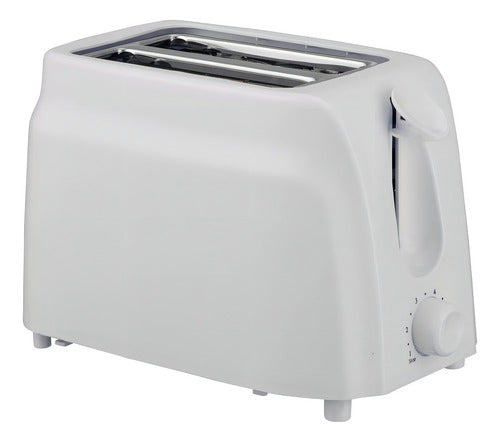Tostadora Kanji Tm800sec02 2 Rodajas 800w Reg Tiempo Color Blanco