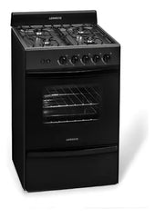 Cocina A Gas Longvie 12331g Grafito De 4 Hornallas 56cm Grafito