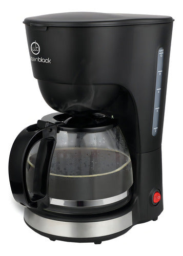 Cafetera Electrica Whitenblack Acwb01 1,25lt Color Negro