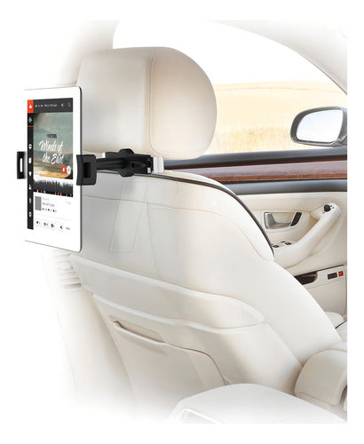 Soporte Universal Tablet iPad Para Reposacabezas Auto 360 Cashcoin Ob-ta2 Color Negro