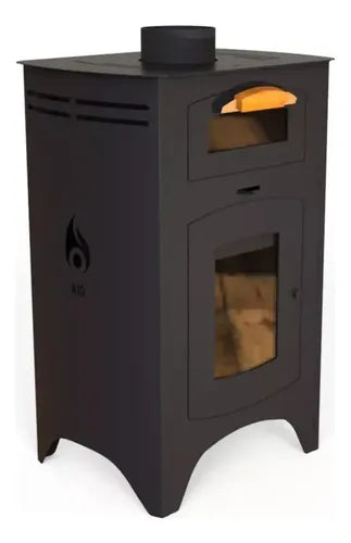 Salamandra Tromen Austral A15 Horno 120m² Leña Calefacción Eficiente
