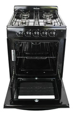 Cocina Multigas 4 Hornallas 56cm Florencia 5507 Negro