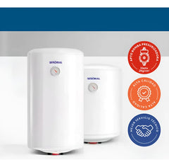 Termotanque Colgar Eléctrico Señorial 75 Zafiro 2.0 De 1800w Blanco