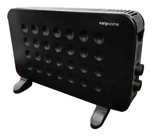Calefactor Convector Kanji-home Kj-ch121 Termostato 2000w Cs Negro