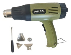 Pistola Aire Caliente Philco Pa2001 2000w 600°c Verde 2 Vel