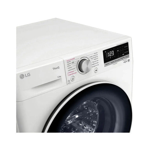 Lavarropas LG 12 Kg Carga Frontal Inverter Blanco - Wm12wvc4s6