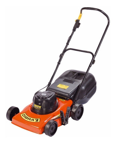 Cortadora De Pasto Eléctrica Dibra R32gb Con Bolsa Recolectora De 1000w Y Color Naranja/negro