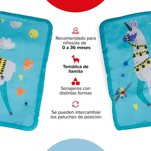 Gimnasio Interactivo Actividad Bebesit 5010-ci Llama Celeste