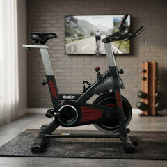 Bicicleta De Spinning Semi-profesional Randers 895sp H:150kg Negro