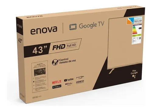 Smart Tv Led Tft De 43 Enova Fhd Google Tv Te43fg11-tdf