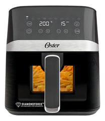 Freidora De Aire Digital Oster Ckstaf40wddf 4l Color Negro Negro