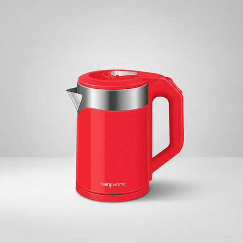 Pava Jarra Eléctrica Kanji Kjh-pe1500 Rápido Hervido Cye Rojo