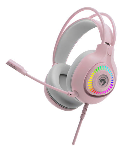 Auricular Headset Gaming Marvo H8325pk Scorpion Rosa Cts