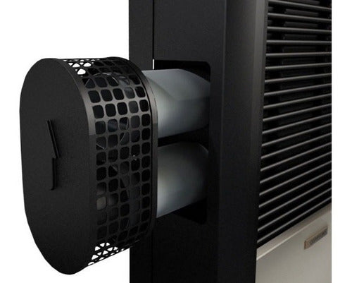 Calefactor Coppens 2500 Tbu Izquierdo Peltre Acero Multigas