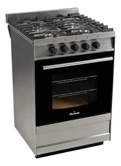 Cocina Comercial Florencia 5818 De 4 Hornallas 56cm Inox