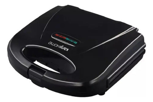 Sandwichera Kanji Kjh-sm700sb Antideslizante 700w Negra Negro