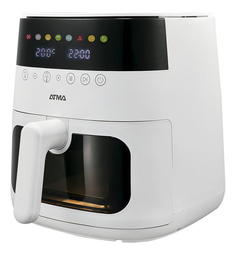 Freidora De Aire Atma Fr248 1750w 8 Litros Y Control Táctil Blanco