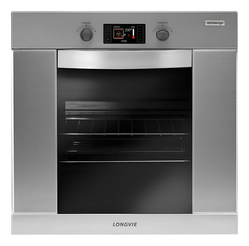 Horno Electrico Longvie Hest60x Acero Inox Quick Clean Acero Inoxidable