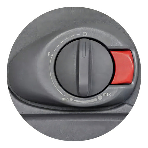 Calefactor Tiro Bal. Longvie Eba2t 2000kcal Termostato Color Gris