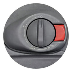Calefactor Tiro Bal. Longvie Eba2t 2000kcal Termostato Color Gris