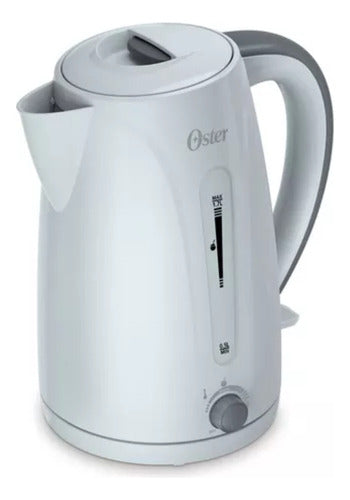 Jarra Pava Electrica Oster 4970w Blanco 1,7 Litros Tio Musa  Blanco