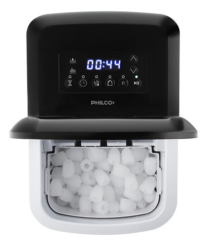 Fábrica De Hielo Philco Im23php Display Digital Predicta Cts Negro