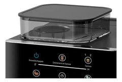 Cafetera Eléctrica Digital Semiautomática Yelmo Ce5125 20 Bares Negro Café En Granos Y Café Molido 20 Bares