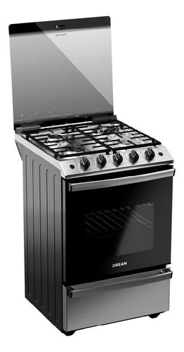 Cocina Multigas Drean Cd5617ai0 Inox 56 Cm Con Air Fryer C Gris